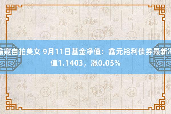 偷窥自拍美女 9月11日基金净值：鑫元裕利债券最新净值1.1403，涨0.05%