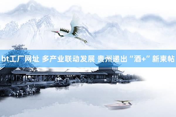 bt工厂网址 多产业联动发展 贵州递出“酒+”新柬帖