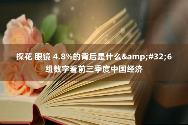探花 眼镜 4.8%的背后是什么&#32;6组数字看前三季度中国经济
