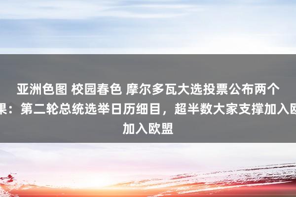 亚洲色图 校园春色 摩尔多瓦大选投票公布两个效果：第二轮总统选举日历细目，超半数大家支撑加入欧盟