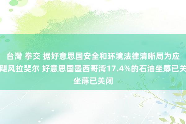 台灣 拳交 据好意思国安全和环境法律清晰局为应答飓风拉斐尔 好意思国墨西哥湾17.4%的石油坐蓐已关闭