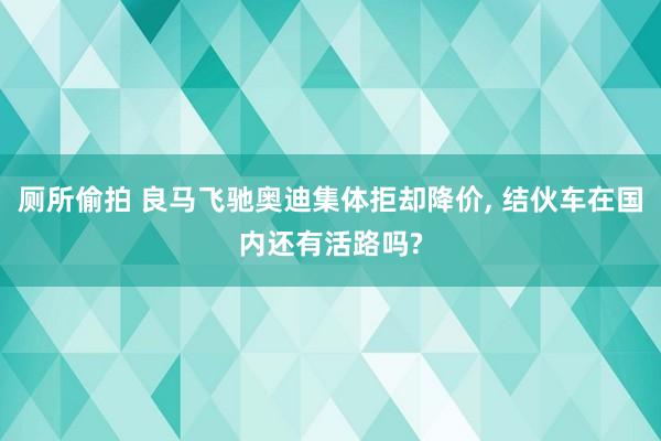 厕所偷拍 良马飞驰奥迪集体拒却降价， 结伙车在国内还有活路吗?