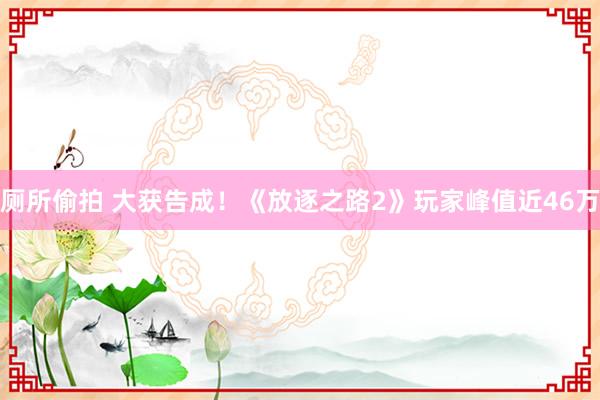 厕所偷拍 大获告成！《放逐之路2》玩家峰值近46万