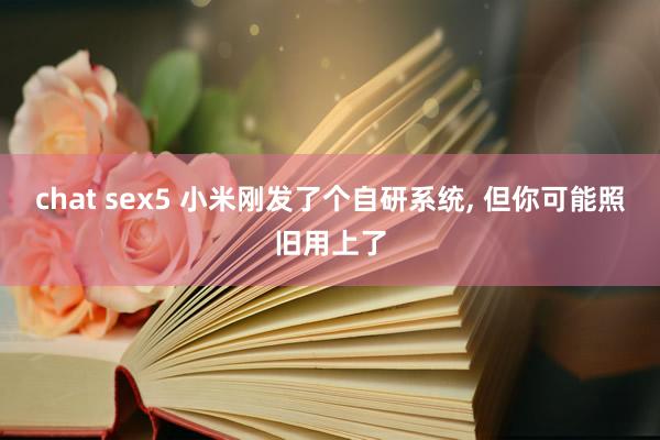 chat sex5 小米刚发了个自研系统， 但你可能照旧用上了