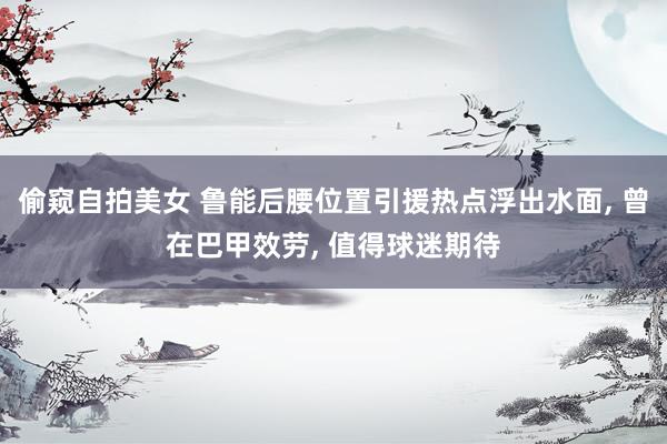 偷窥自拍美女 鲁能后腰位置引援热点浮出水面， 曾在巴甲效劳， 值得球迷期待