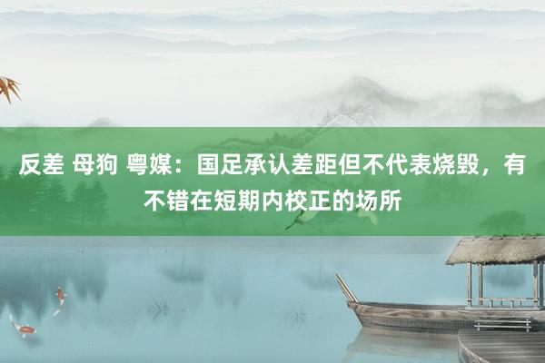 反差 母狗 粤媒：国足承认差距但不代表烧毁，有不错在短期内校正的场所