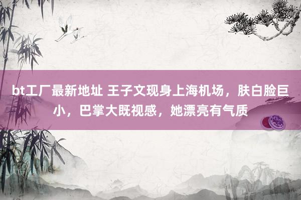 bt工厂最新地址 王子文现身上海机场，肤白脸巨小，巴掌大既视感，她漂亮有气质